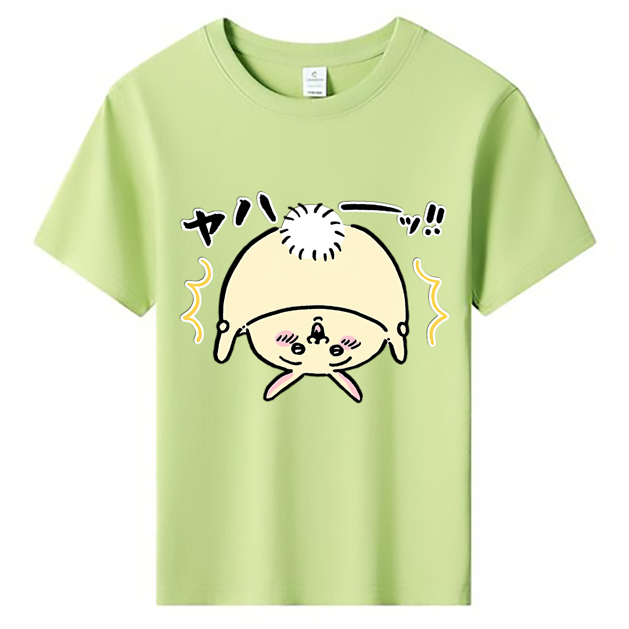 （画像用） ちいかわ うさぎ Chii-kawa usagi 綿100％キッズTシャツ（フロントプリント）